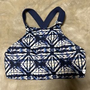 Roxy High Neck Athletic Sports Bea Bralette Tank Top